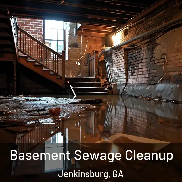  Basement Sewage Cleanup Jenkinsburg, GA