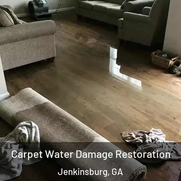  Carpet Water Damage Restoration Jenkinsburg, GA