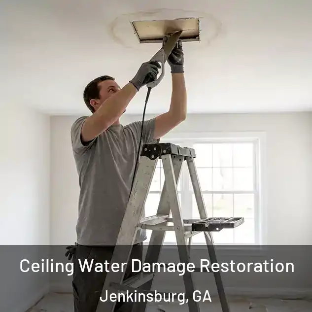  Ceiling Water Damage Restoration Jenkinsburg, GA