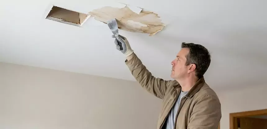 Dry Ceiling After Water Leak in Jenkinsburg