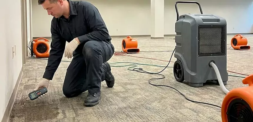 Drying Carpet Padding After Flood in Jenkinsburg