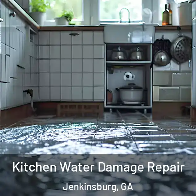  Kitchen Water Damage Repair Jenkinsburg, GA