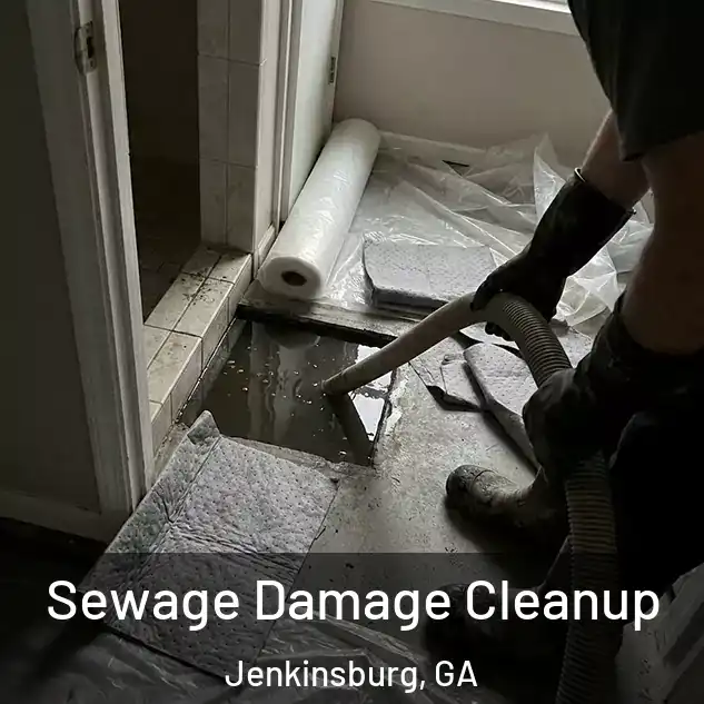  Sewage Damage Cleanup Jenkinsburg, GA